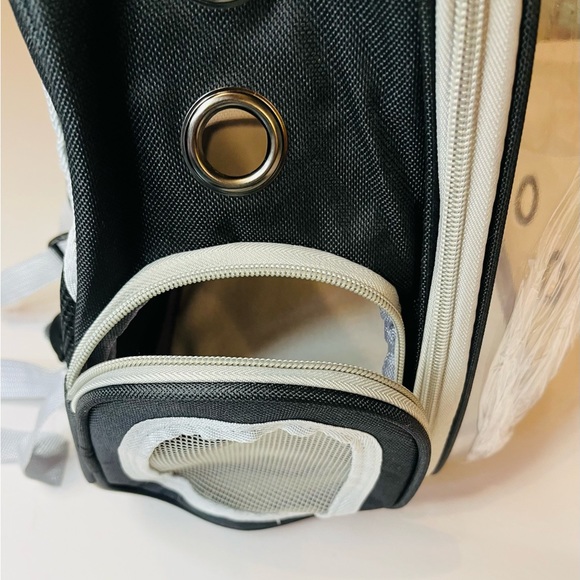 Cat or Small Dog Backpack ~ Black ~ Brand New - Picture 8 of 12